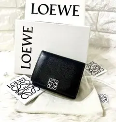 【極上美品】LOEWE ロエベ トライフォールド 三つ折り財布 箱・巾着付き