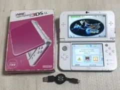 上下IPS液晶 Newニンテンドー3DS LL ピンク×ホワイト 希少