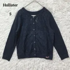 Hollister ホリスター カーディガン ネイビー レース Sのサムネイル