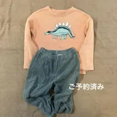 恐竜トレーナー120petit mainコーデュロイパンツBREEZE110