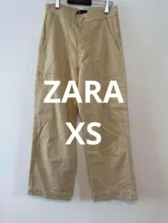 ZARA ザラ ボトムス パンツ ブベージュ サイズXS 体系カバー トルコ製