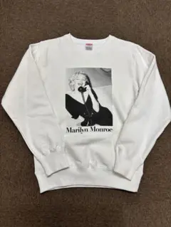 マリリンモンロー　起毛厚手スウェット　Mサイズ 多少の焼けあり