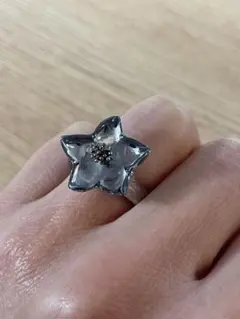 「　Baccarat／バカラ　」リング（クリア・１３号） Baccarat／バカラ 」リング（クリア・13号） - メルカリ
