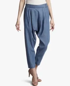 【タグ付き】JEANASIS テンセルタック サルエル パンツのサムネイル