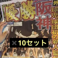 阪神タイガース優勝新聞　スポニチ