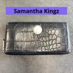 Samantha Kingz サマンサキングズ ラウンドファスナー長財布　クロコのサムネイル