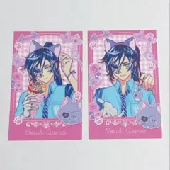 あくねこ テーマパークデート チェキ風カード ボスキ ⑤