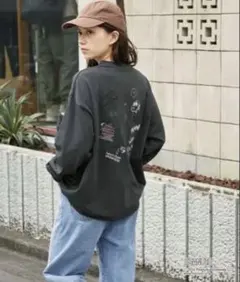 PEANUTS スヌーピー 長袖Tシャツ ロンT
