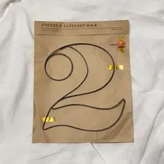 ワイヤーアート　数字注文ページ　レターバナー　表札　番地 シンプル・プチ数字(単品) ワイヤーレタリング(虫ピン付属)誕生