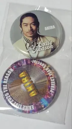EXILE　AKIRA　③　缶バッジ2個セット