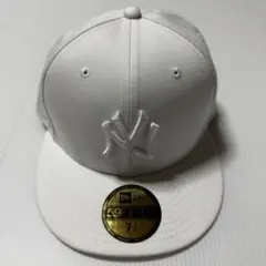NEW ERA 59FIFTY ホワイトキャップ 7 3/8ニューエラ白58.7