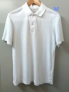 ホワイト ポロシャツ M