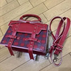 Candy Stripper キャンディストリッパー　リボンバッグ　レッド　赤