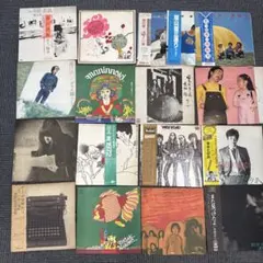 ♣︎ まとめ売18枚　和モノ・自主盤・フォーク・ロック LPレコード ※再生未確認 ♣︎ まとめ売18枚 和モノ・自主盤・フォーク・ロック LPレコード