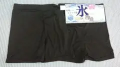 【新品】冷感 1分丈スパッツ 2足組 M-L ブラックのサムネイル