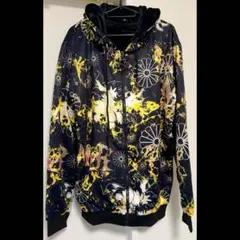 NieR　九尾 裏起毛 ZIPパーカー 黄