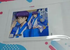 ラベル缶　サントリー　新劇場版　銀魂　吉原大炎上　志村新八　ステッカー　シール