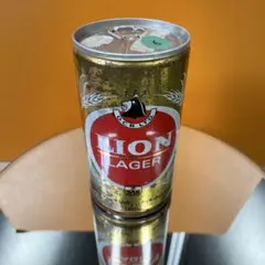 ⑥LION Lager ヴィンテージ ビール缶（空缶）のサムネイル