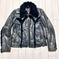 Schott ショット レザージャケット レオパード ヒョウ柄 M65タイプ L
