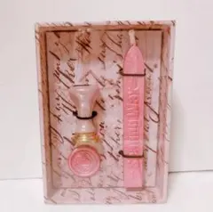 シーリングワックス セット ワックス　スタンプヘッド　薔薇　ピンク