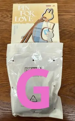 【G】THE MONSTER PIN FOR LOVE イニシャルチャーム