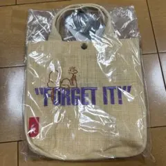 スヌーピー ジュートトートバッグ FORGET IT！PEANUTS ルートート