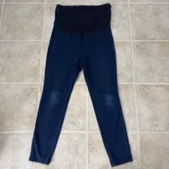 マタニティ　ストレッチパンツ　デニム