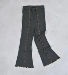 マーキーズ メローリブフレアーパンツ