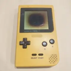【ジャンク】ゲームボーイポケット本体 イエロー MGB-001