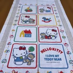 サンリオ ハローキティ のれん 1986年製 当時物 HELLOKITTY