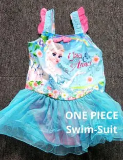 新品未使用♡　Disney 　アナ雪　ワンピース水着　120size