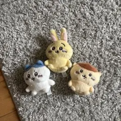 ハチワレ うさぎ 栗まんじゅう マスコット3体セット キャラクター