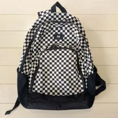 【VANS】チェッカーパターン リュック バンズ サイドポケット