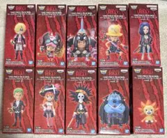 ワンピース ワールドコレクタブルフィギュア FILM RED セット