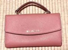 MICHAEL KORS 2way ショルダーバッグ サーモンピンクのサムネイル