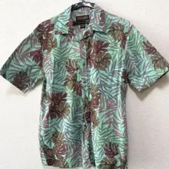 【夏物処分】COOKE STREET 綿100％ メンズ アロハ柄シャツ