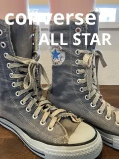 ✨converse ALL STAR ハイカット　24.5 アンティークブルー