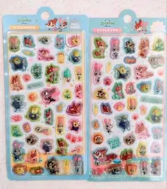 海外限定 正規品 ズートピア 立体シール ボンボンドロップシール好きな方へ