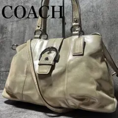 コーチ COACH 3WAY オプアート ミニボストン 肩掛け ショルダーバッグ