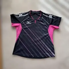 Mizuno 卓球ウェア 黒/ピンク