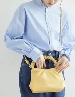 新品☆ 2way シャーリングハンドル ショルダーバッグのサムネイル