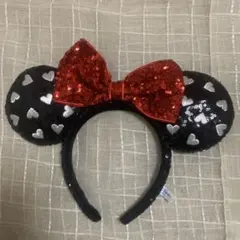 ディズニー ハート模様カチューシャ