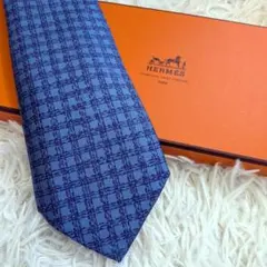 idiom様専用 美品 エルメス デニムソリッドナロータイ インディゴ