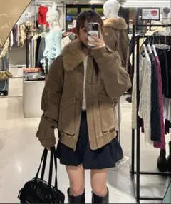 SLY WASHED PUFFER ブルゾン