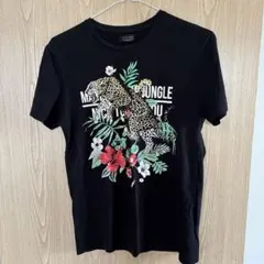 R様専用 ZARA MAN レオパードフラワーTシャツ Sサイズ