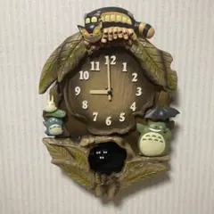 廃盤品レア✨稼働確認済み ジブリ となりのトトロ 振り子時計 4MP730-M 廃盤品レア✨稼働確認済み ジブリ となりのトトロ 振り子時計