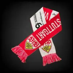 【一点もの】VfBシュツットガルト サッカーマフラー 応援グッズ ブンデスリーガ
