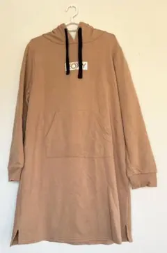 ROXY ベージュ フード付きパーカー