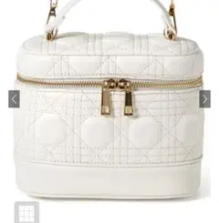 2Wayキルティングチェーンショルダーバニティバッグtr602 GRL グレイル