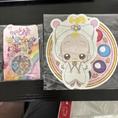 おジャ魔女どれみ 25周年記念 切手 おはじきシール ダイカットポストカード